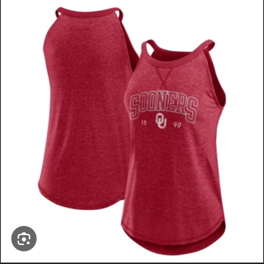 University of Oklahoma OU Sooners 1890 Distressed Tank Top Shirt Sz Medium EUC - Picture 6 of 6
